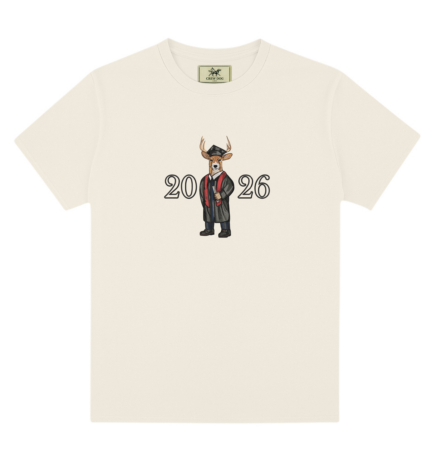 Fairfield Graduation 2026 Embroidered Tee