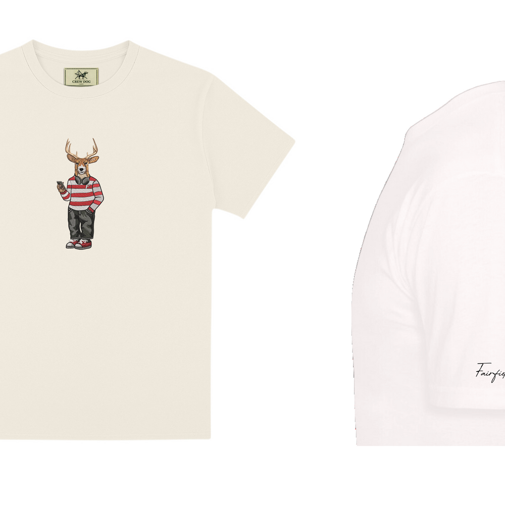 Fairfield Headphones Embroidered Tee