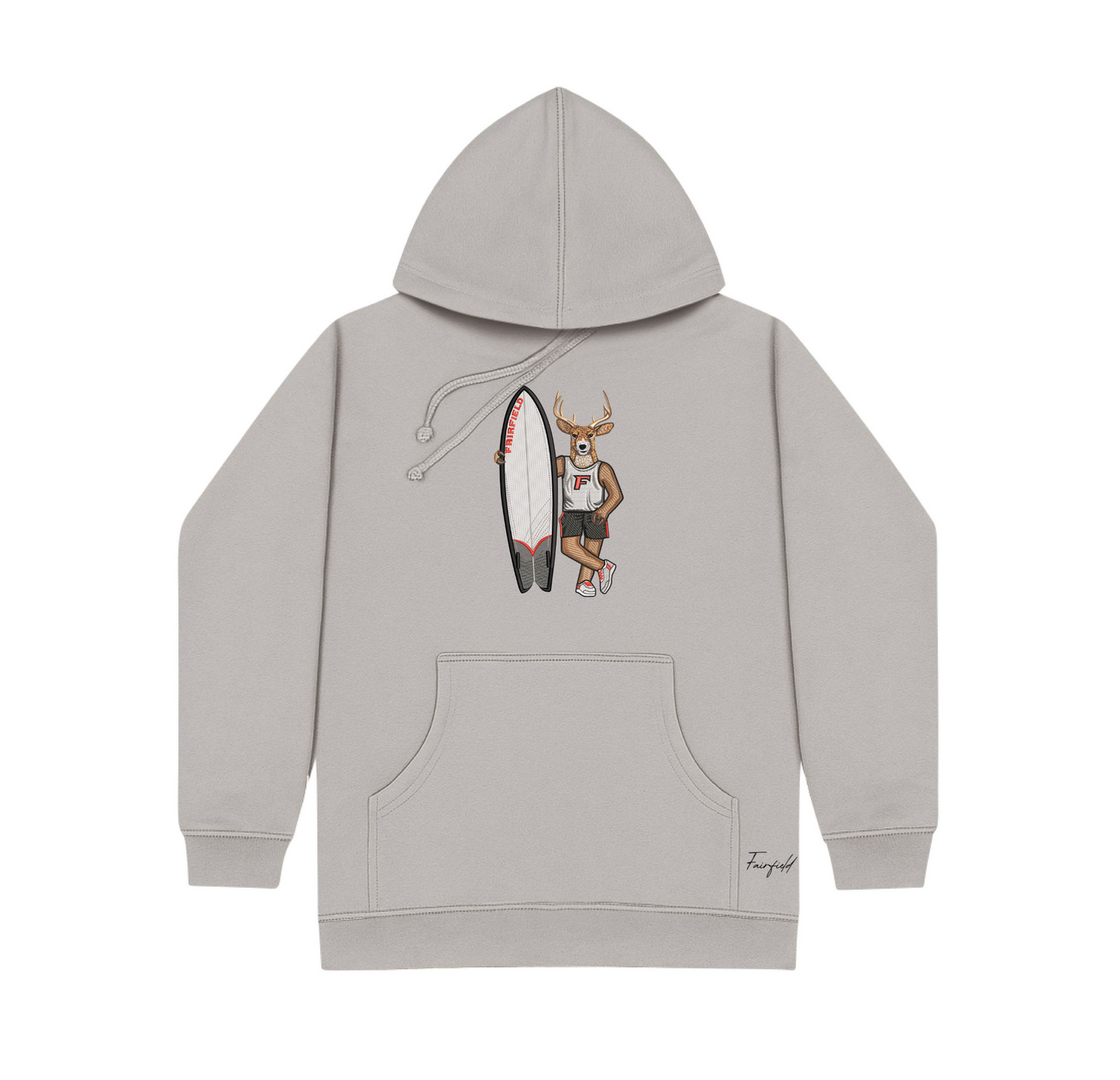 Fairfield Surfboard Embroidered Hoodie