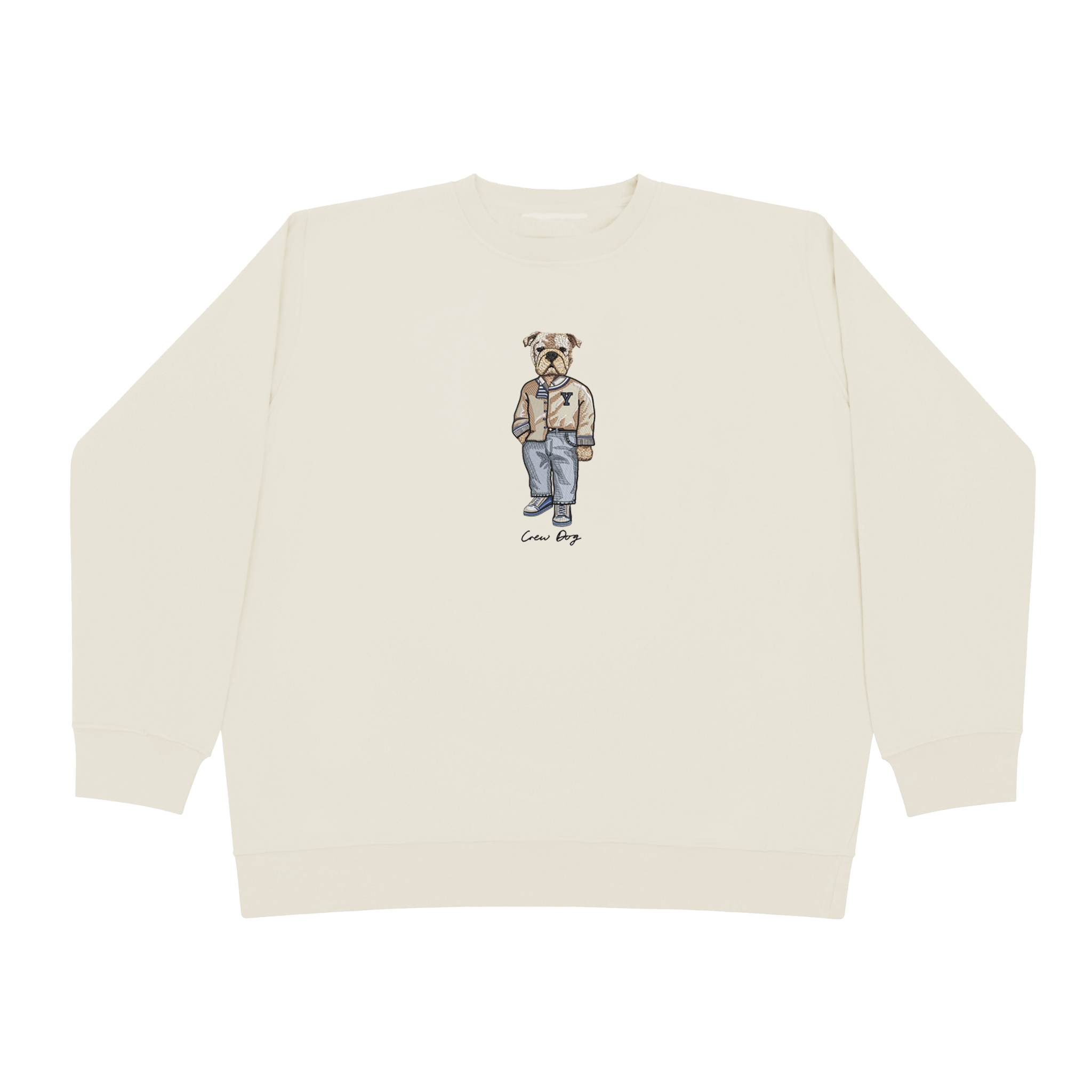 Embroidered Yale Crewneck