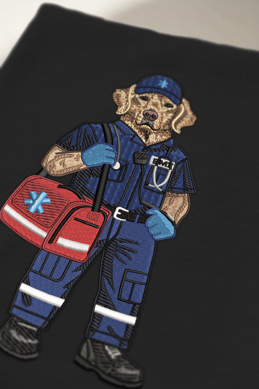 First Responders EMT Embroidered Tee