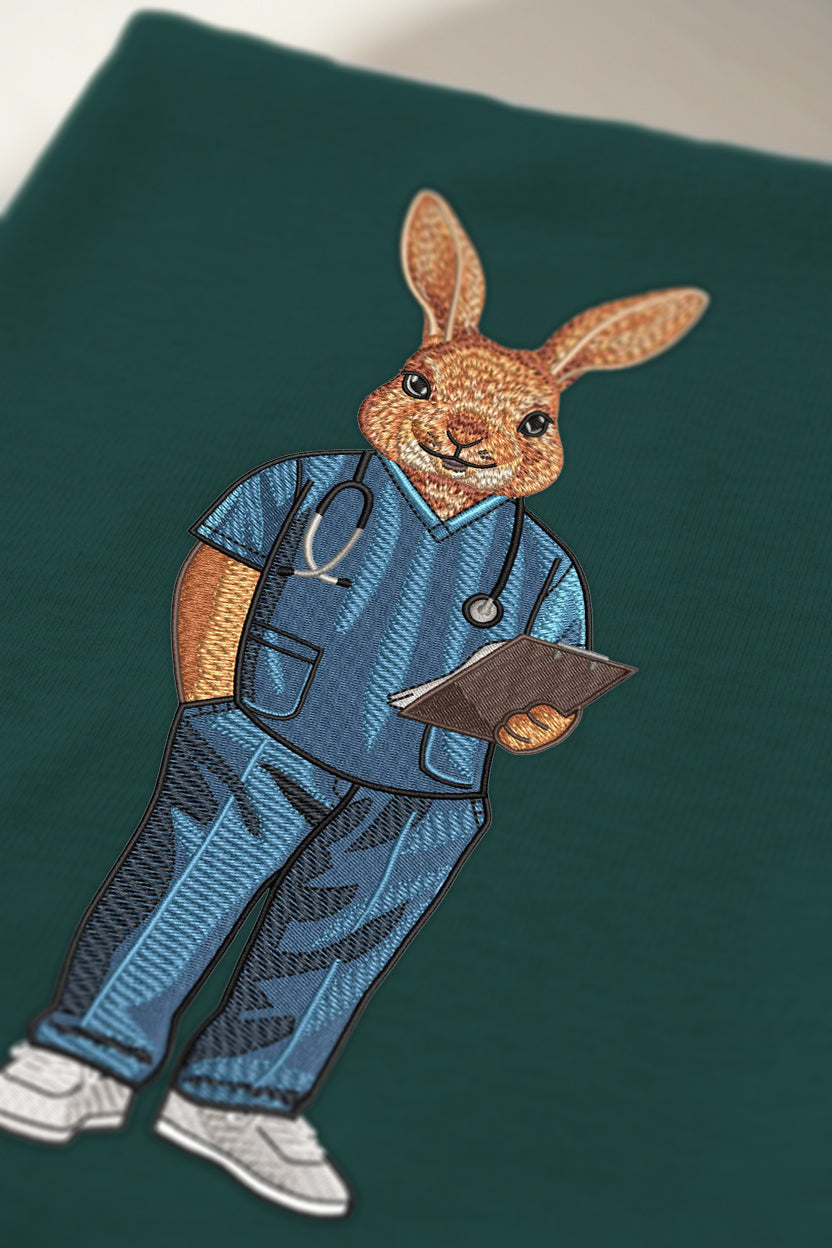 First Responders Nurse Embroidered Crewneck