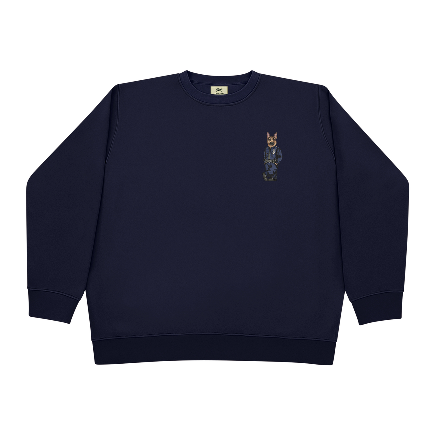 First Responders Police Embroidered Crewneck
