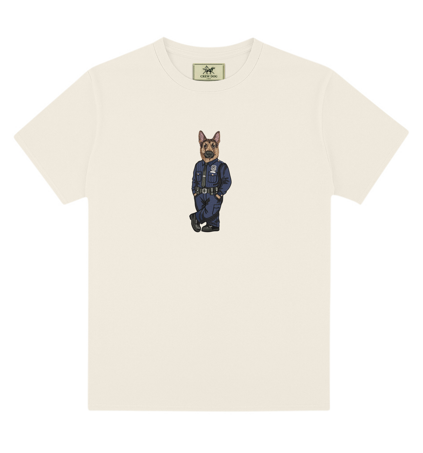 First Responders Police Embroidered Tee