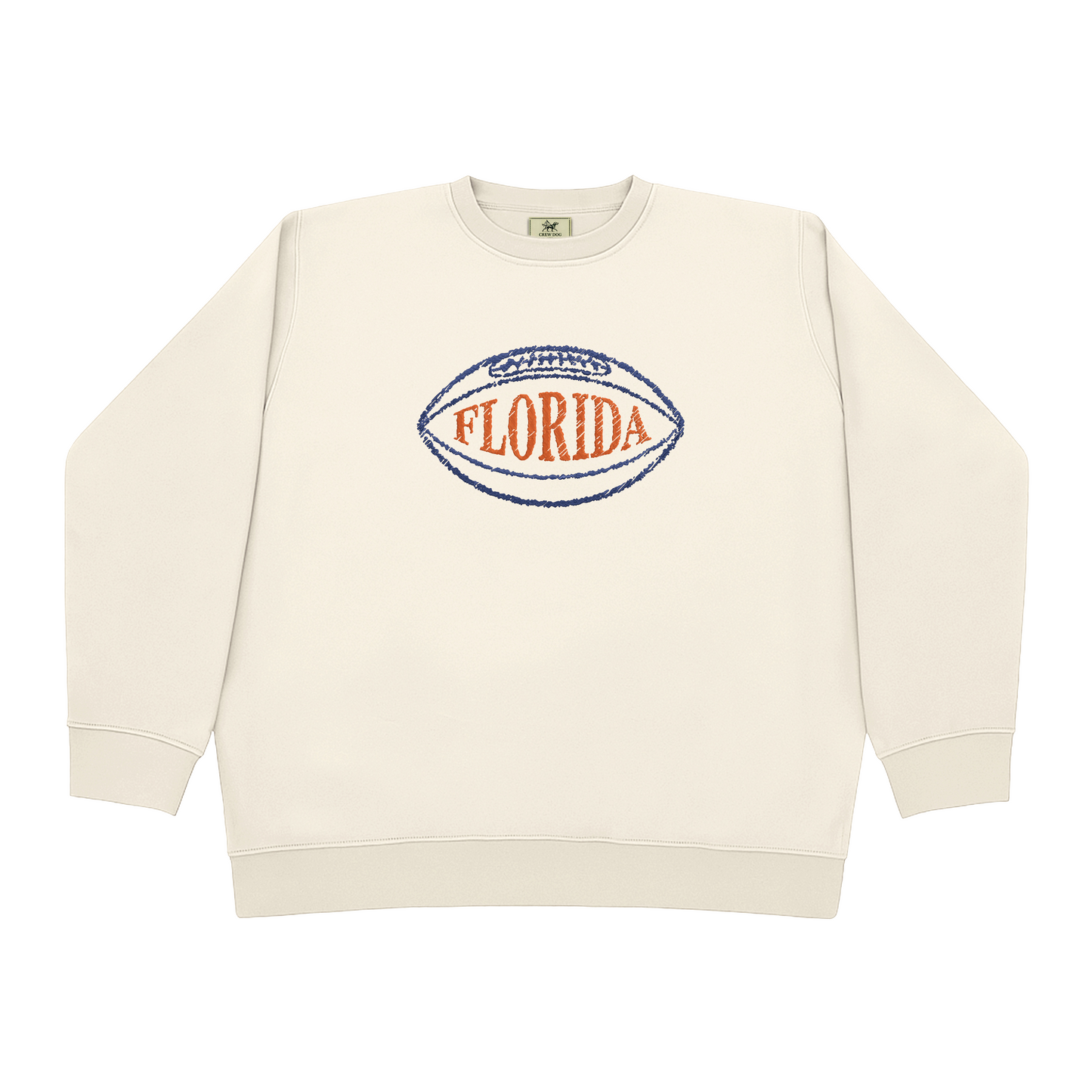 Florida Heritage Blue Embroidered Crewneck