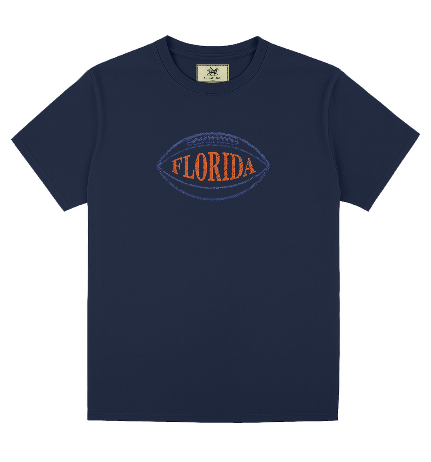 Florida Heritage Blue Embroidered Tee