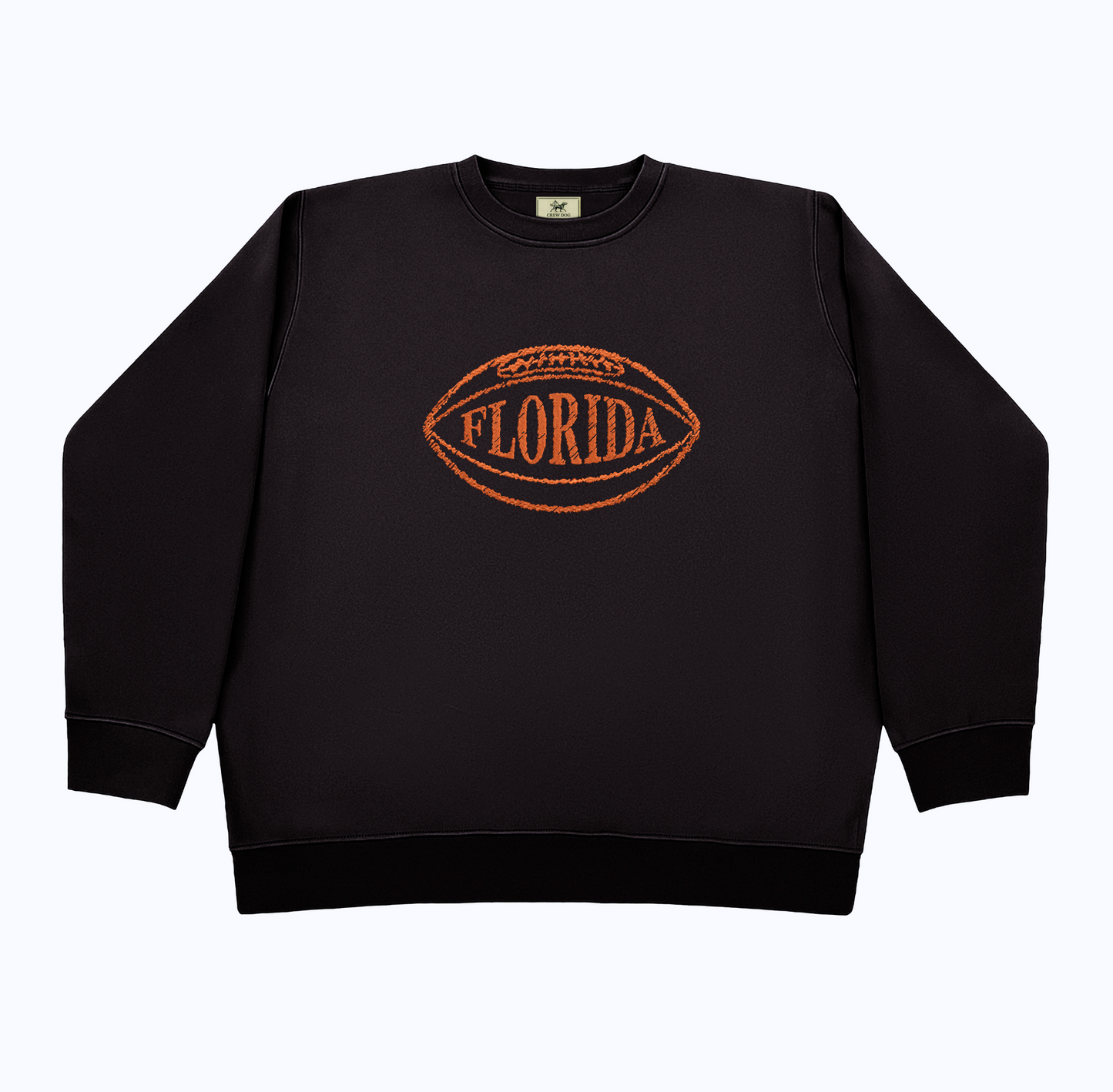 Florida Heritage Orange Embroidered Crewneck