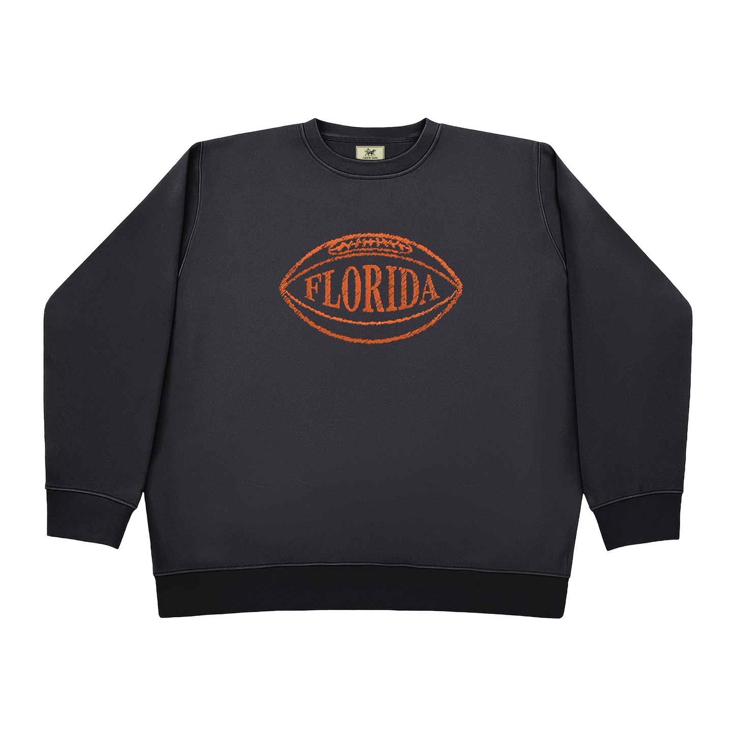 Florida Heritage Orange Embroidered Crewneck