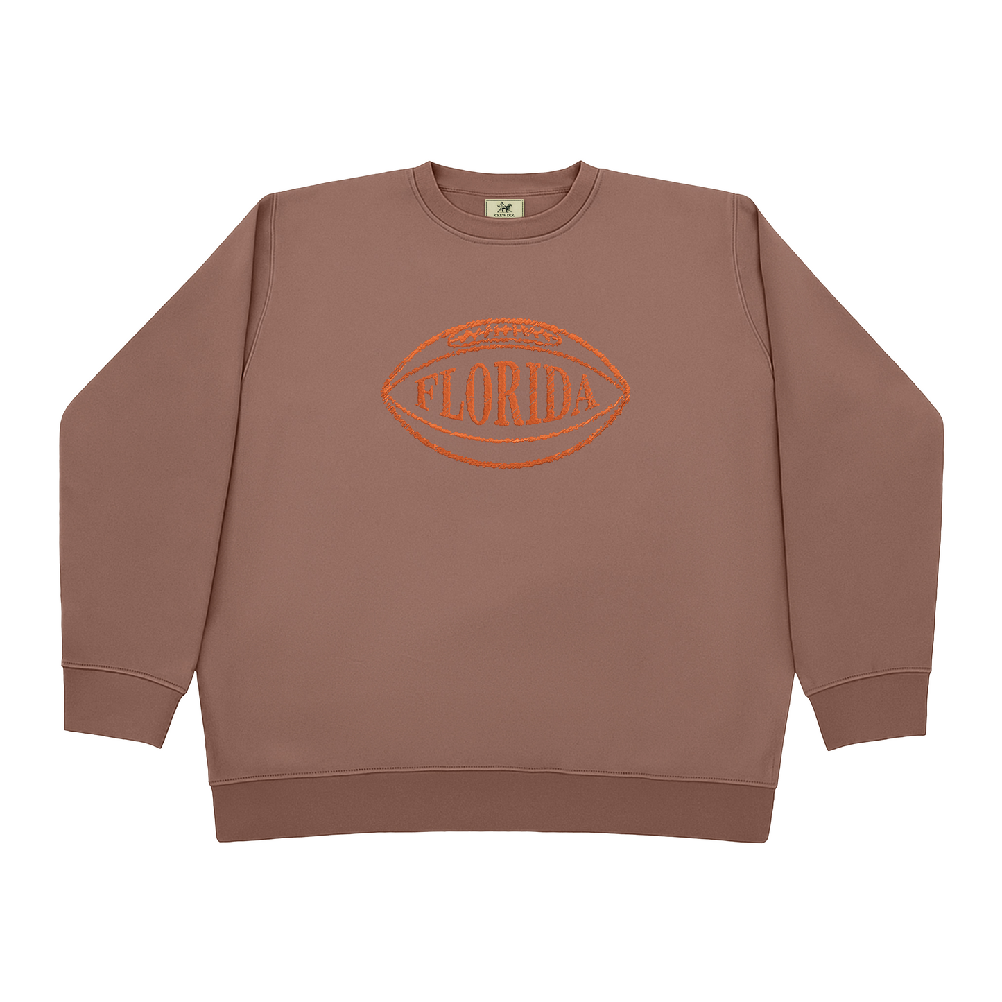 Florida Heritage Orange Embroidered Crewneck