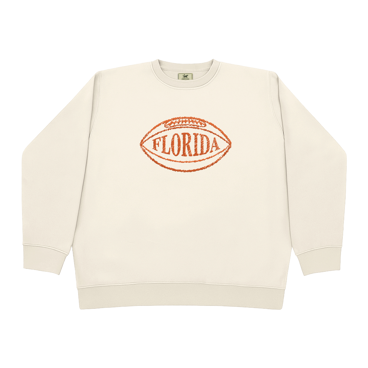 Florida Heritage Orange Embroidered Crewneck