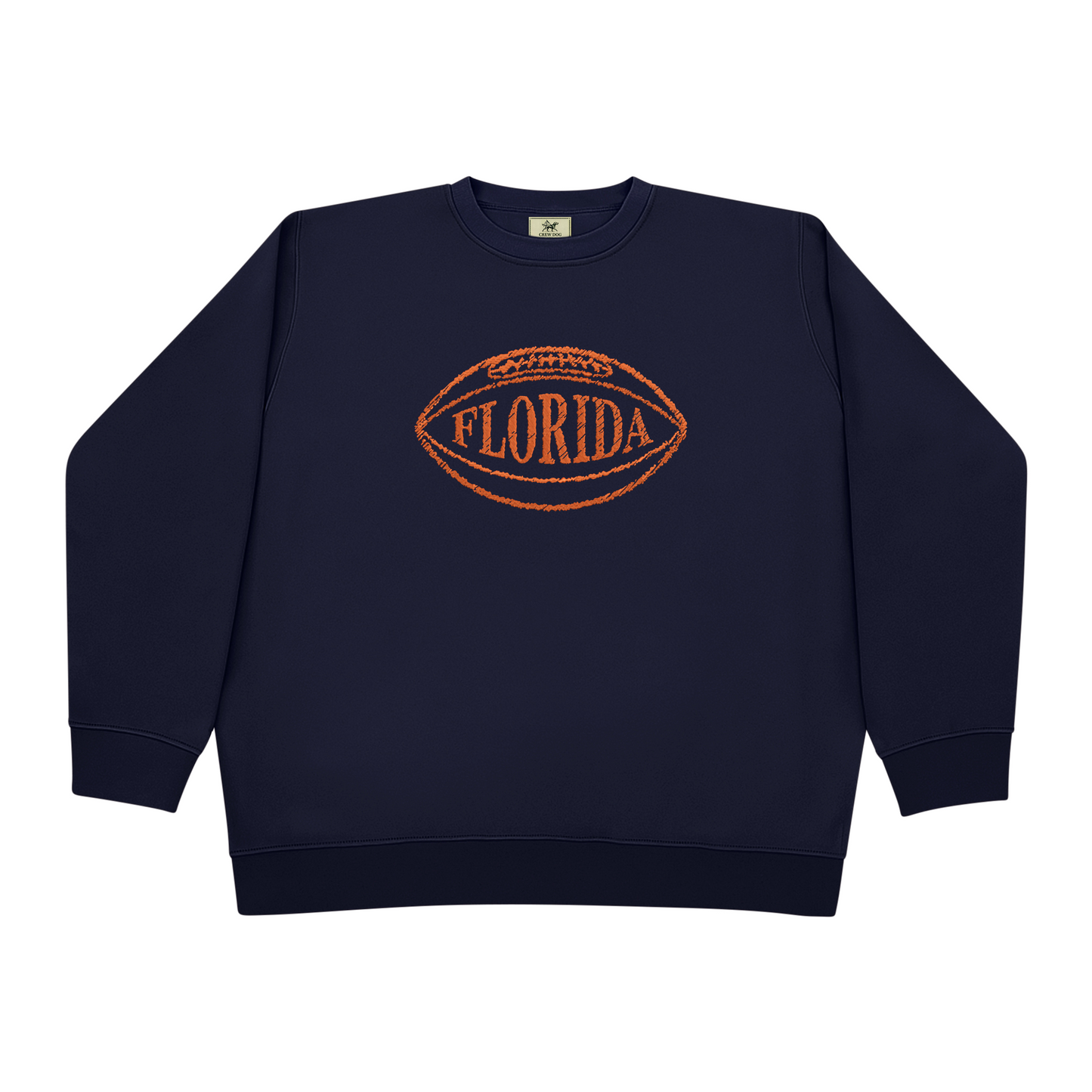 Florida Heritage Orange Embroidered Crewneck