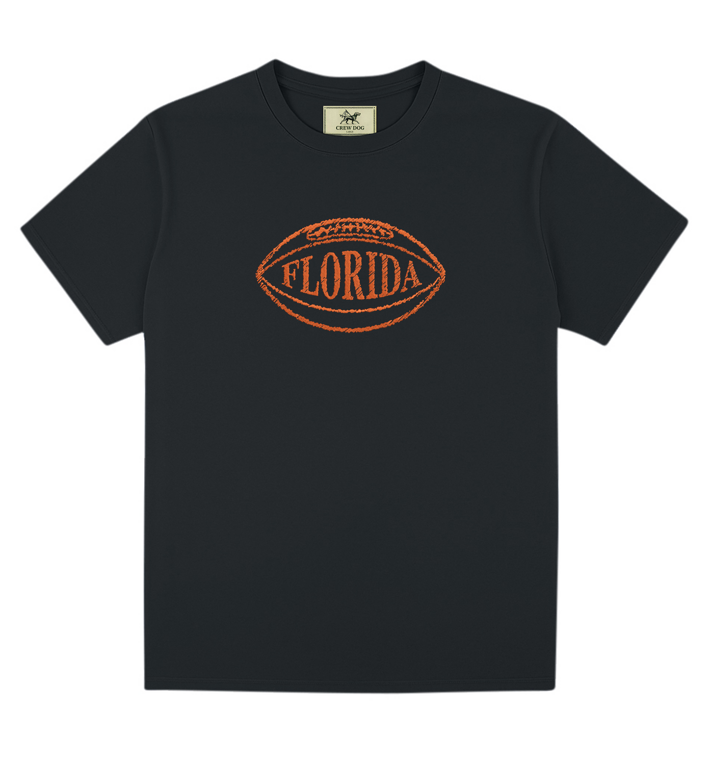 Florida Heritage Orange Embroidered Tee