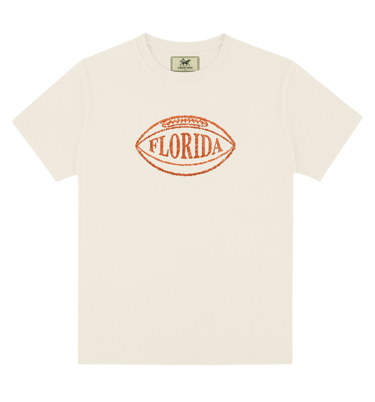 Florida Heritage Orange Embroidered Tee
