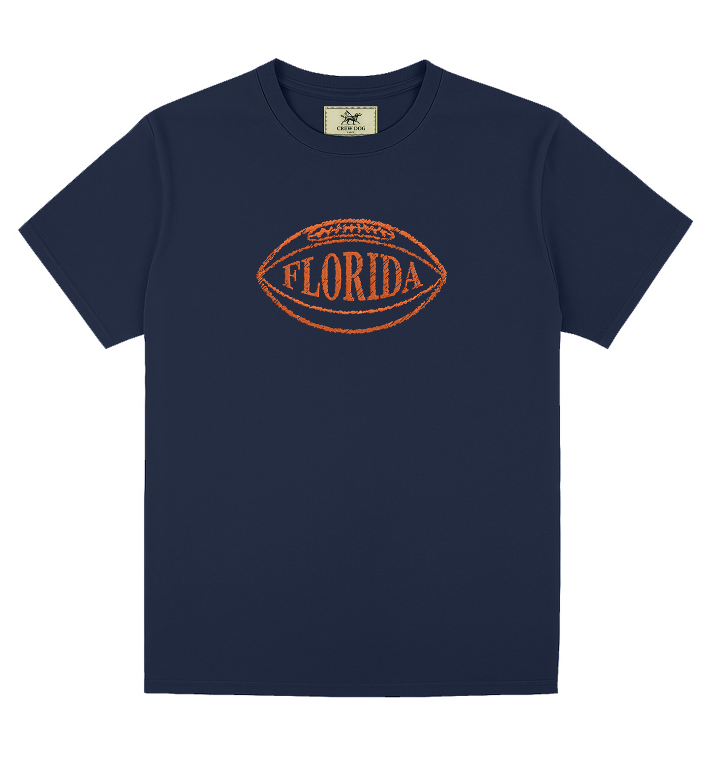 Florida Heritage Orange Embroidered Tee