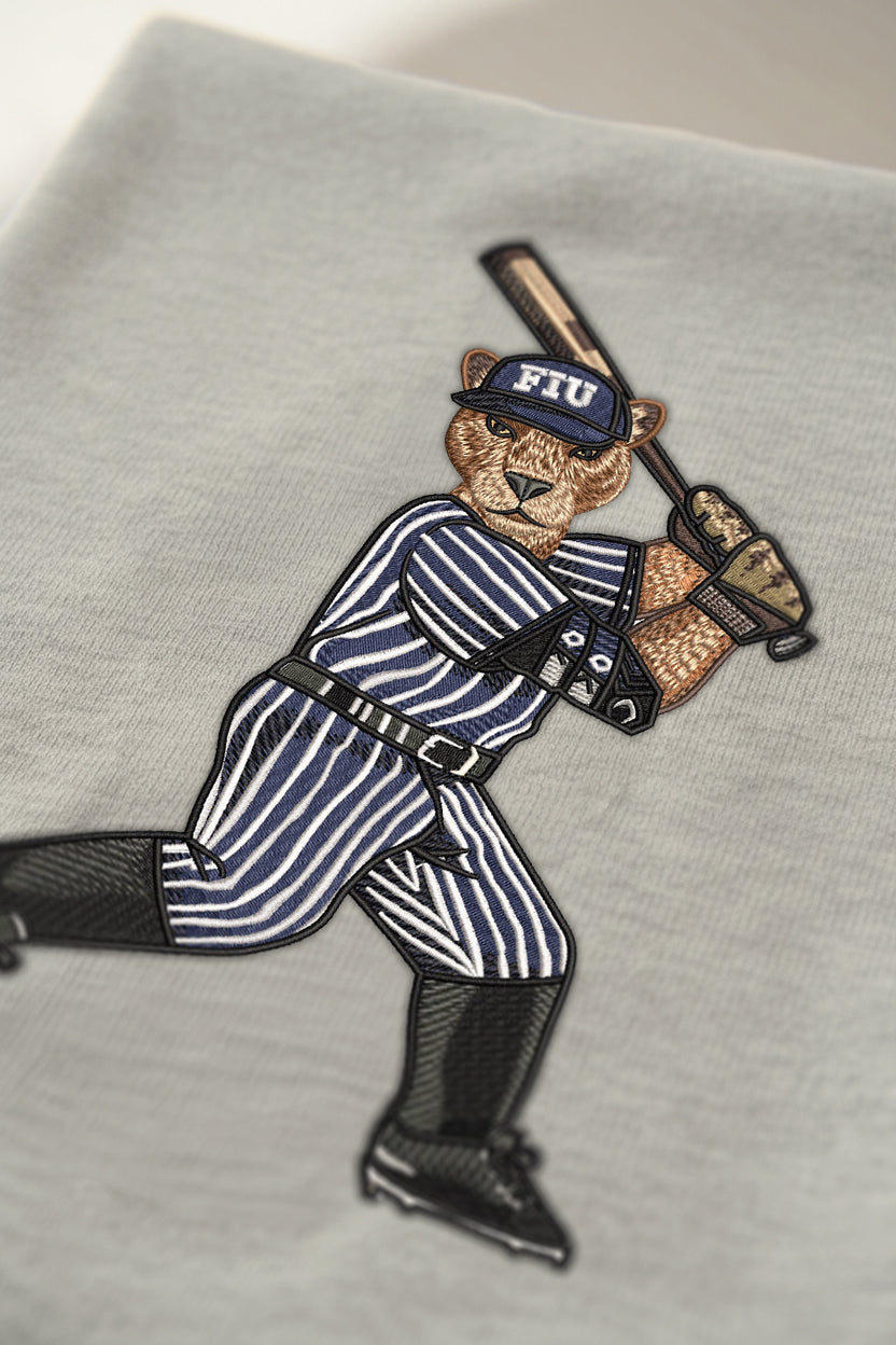 FIU Baseball Embroidered Hoodie