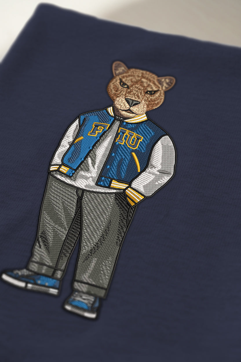 FIU Embroidered Crewneck