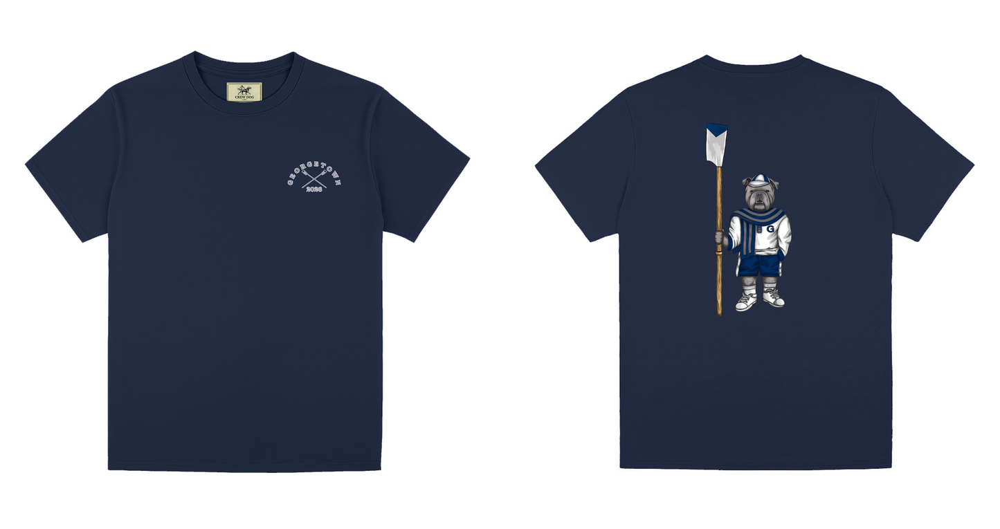 Georgetown Crew Graduation Screen-printed Tee