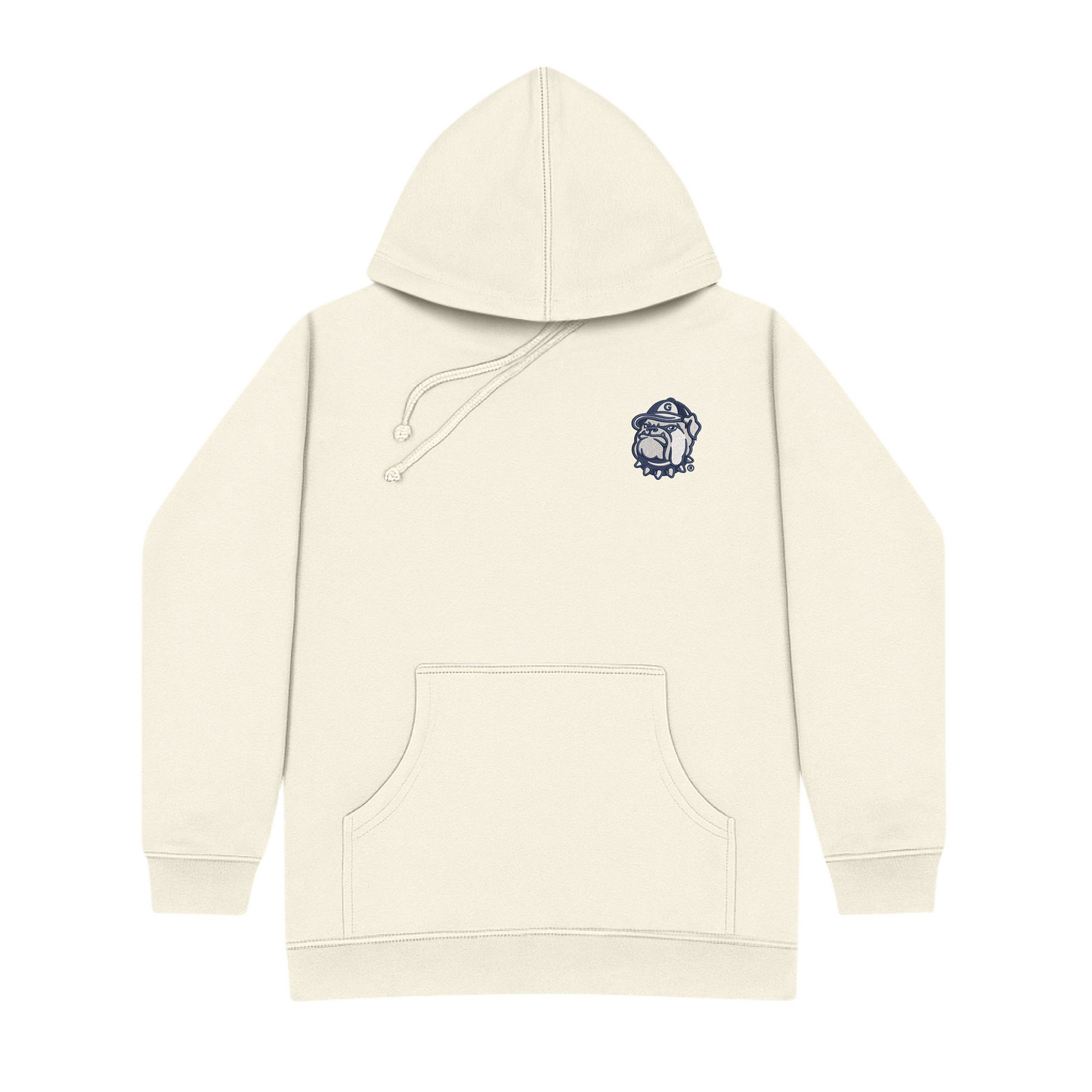 Georgetown White Dog Hoodie