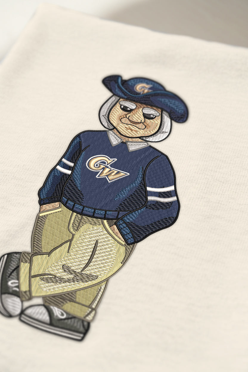 George Washington Sweater Embroidered Tee