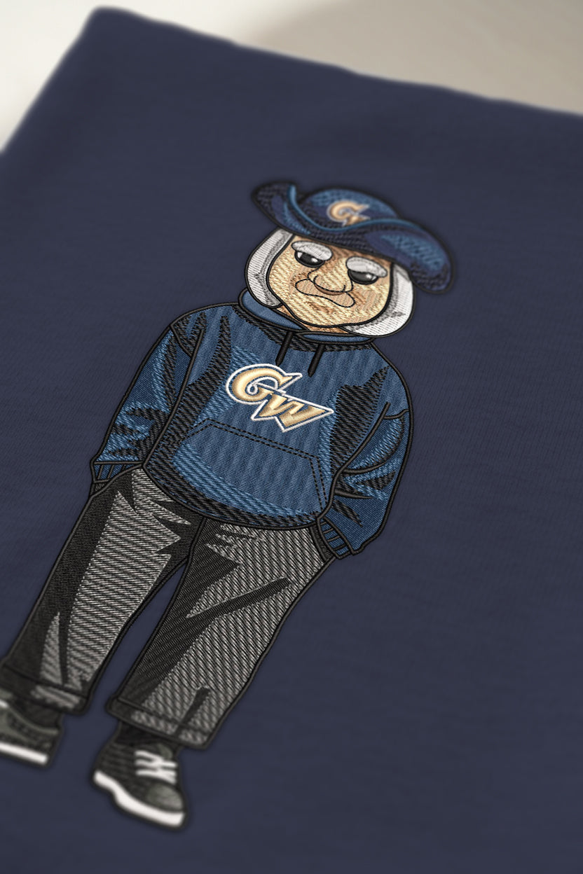George Washington Hoodie Embroidered Tee