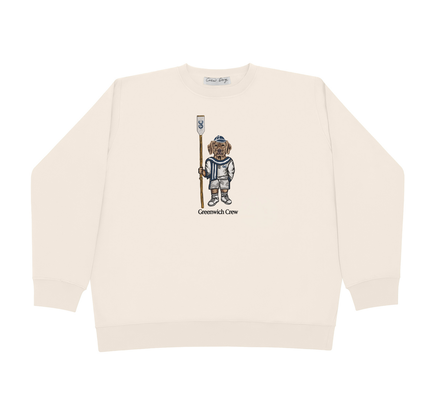 Greenwich Men's Crew Embroidered Crewneck – Crew Dog