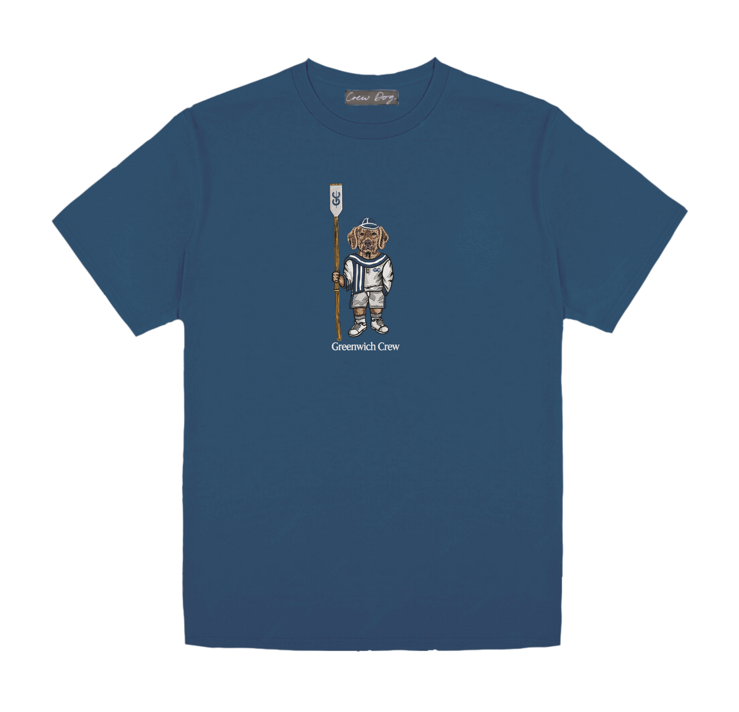 Greenwich Men's Crew Embroidered Tee