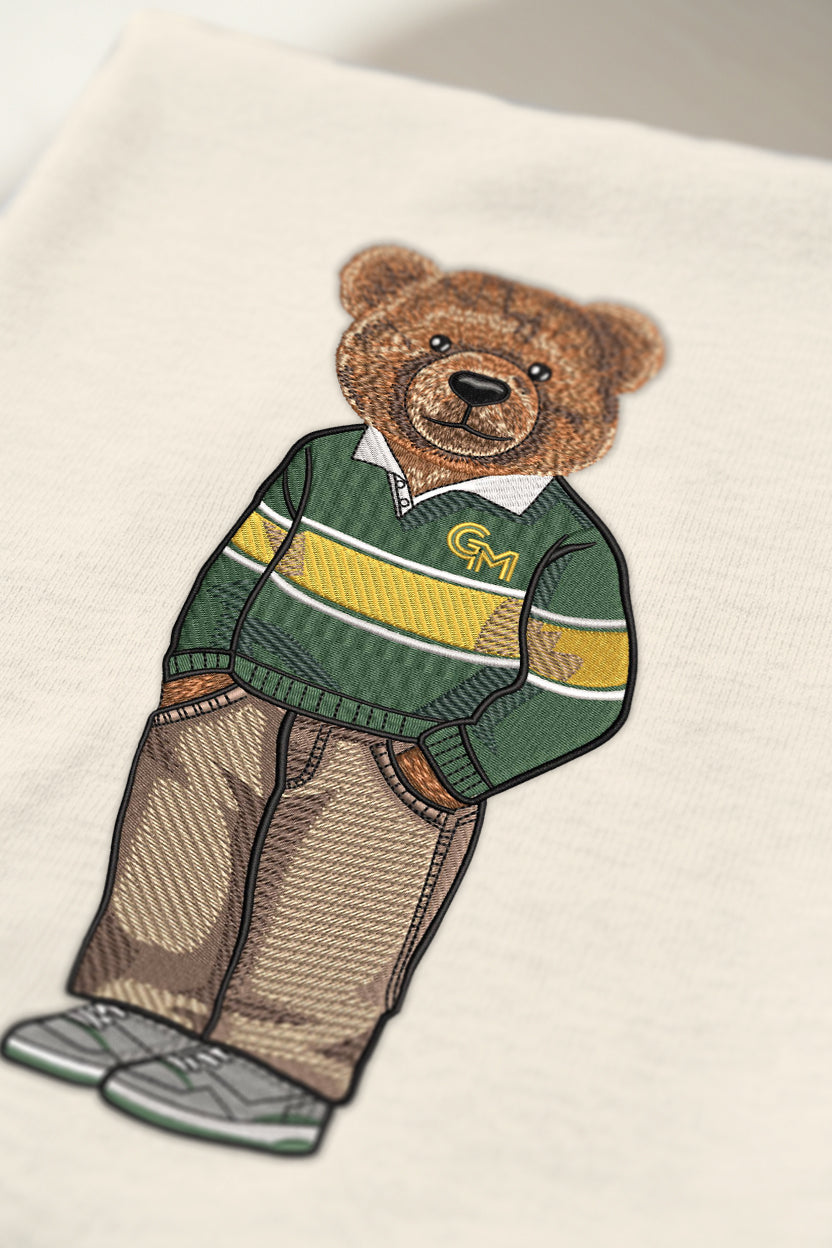 George Mason Rugby Embroidered Crewneck