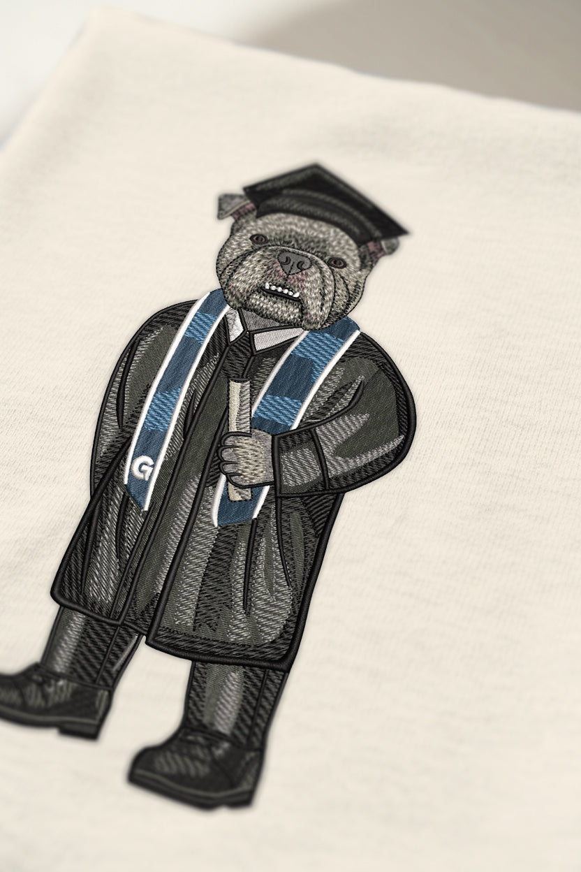 Georgetown Graduation Embroidered Crewneck