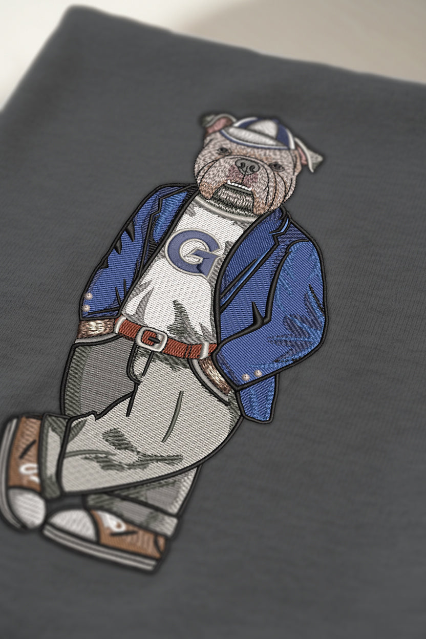 Georgetown Original Embroidered Crewneck