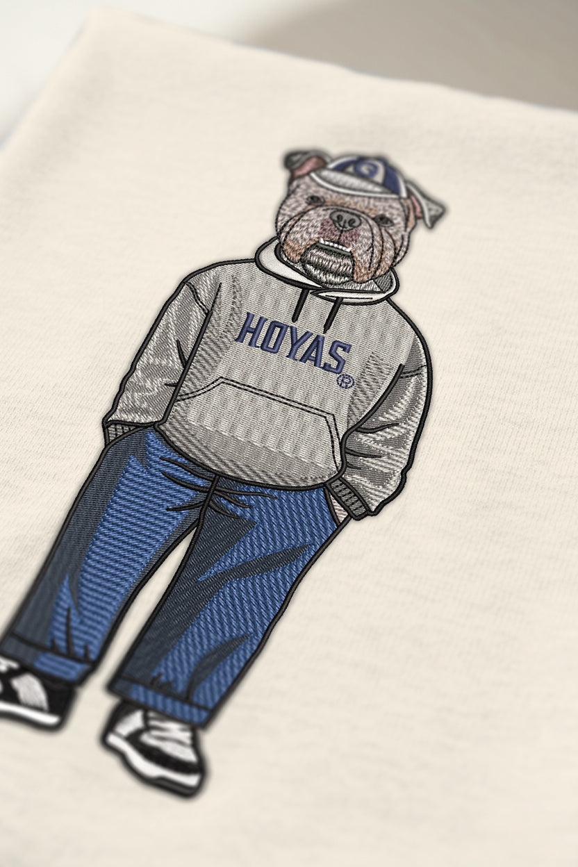 Georgetown HOYAS Embroidered Tee
