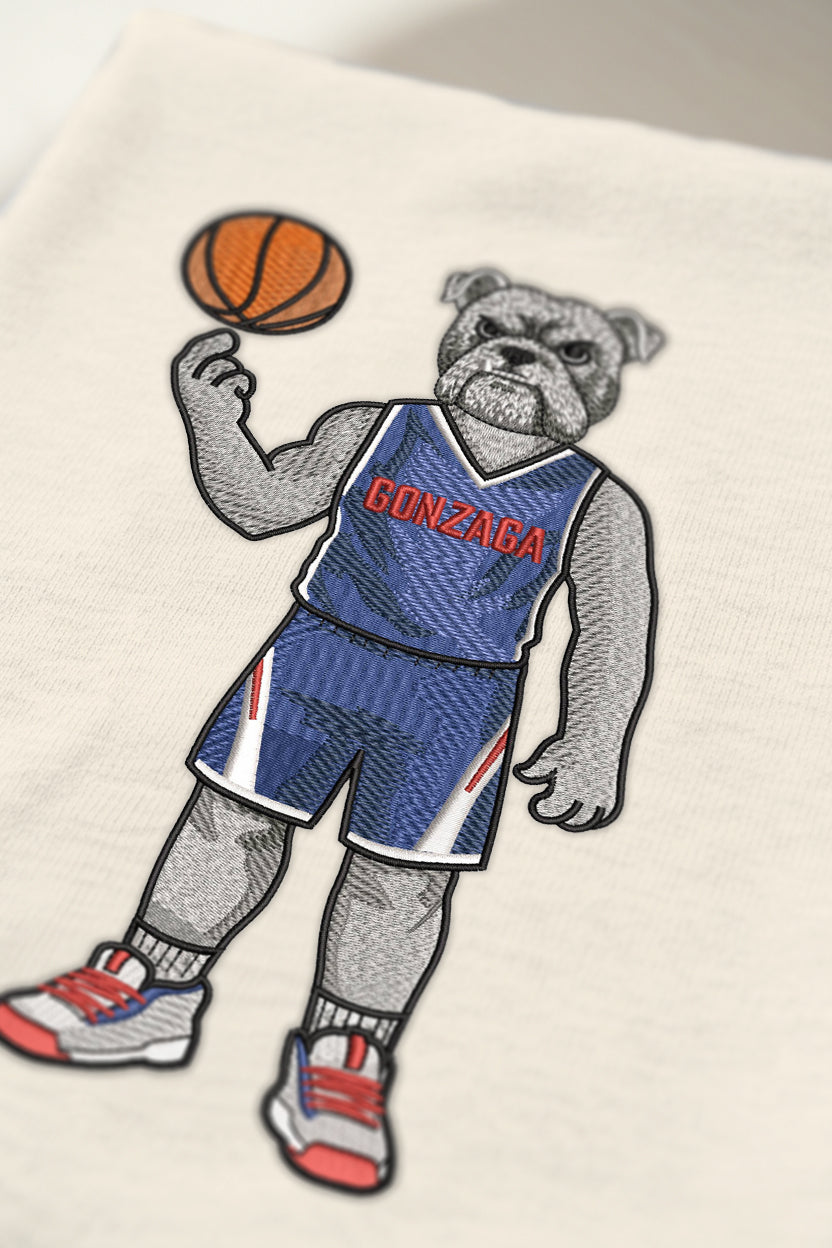 Gonzaga Basketball Embroidered Tee