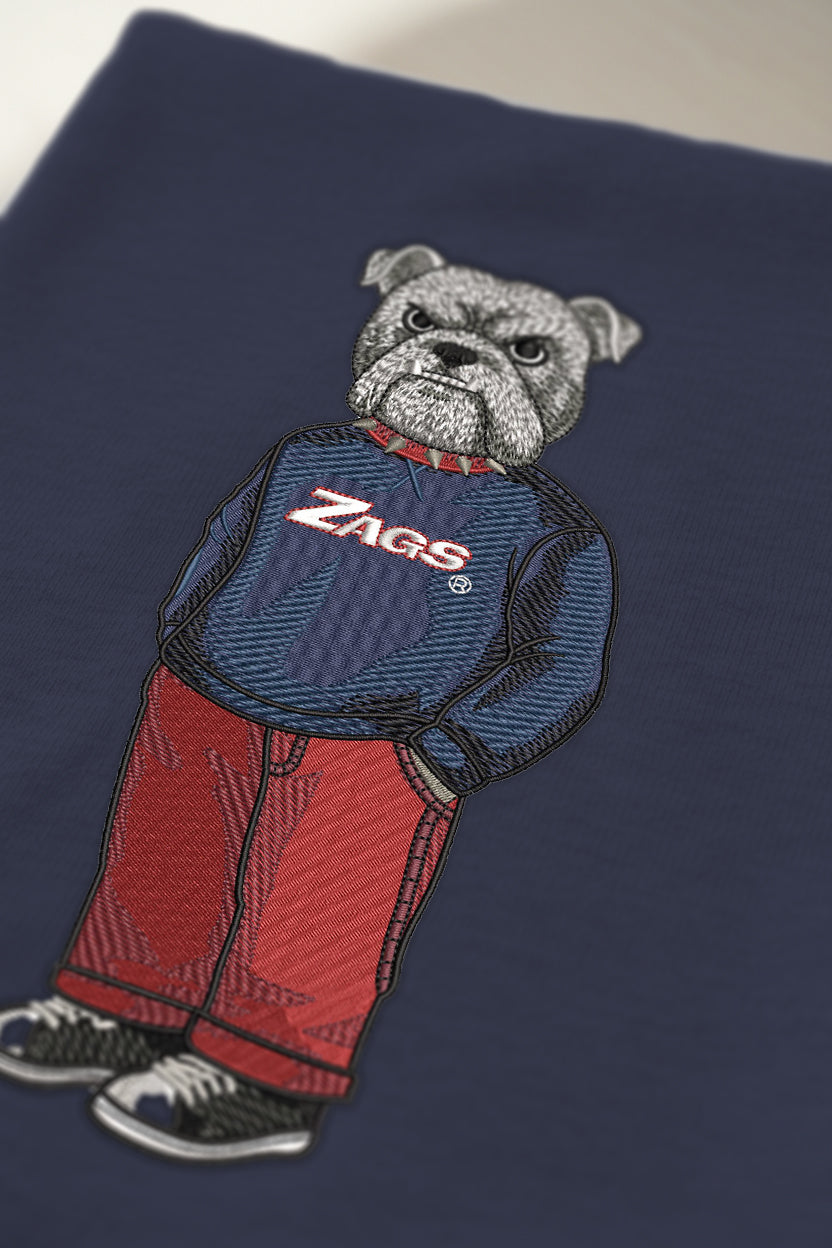 Gonzaga Sweater Embroidered Tee