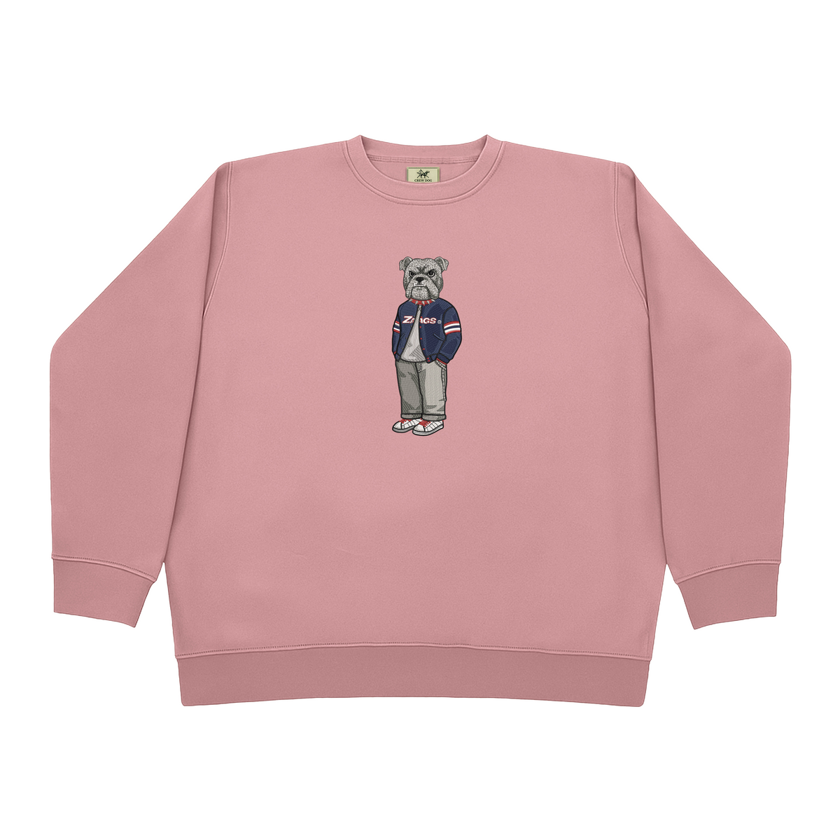 Gonzaga Varsity Pink Crewneck