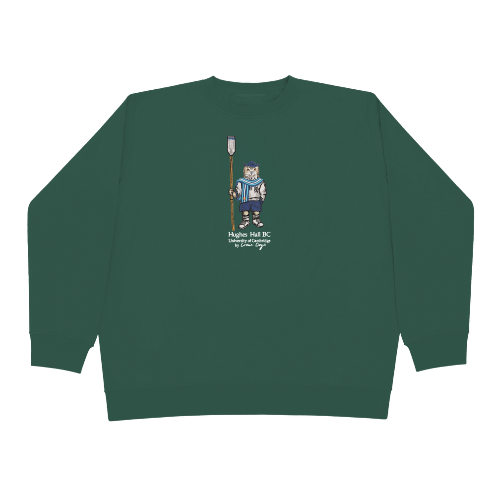 Embroidered Hughes Hall BC Crewneck