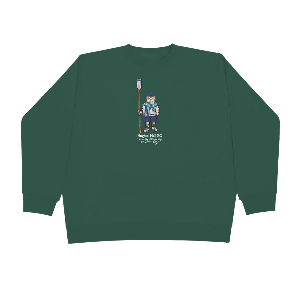 Embroidered Hughes Hall BC Crewneck