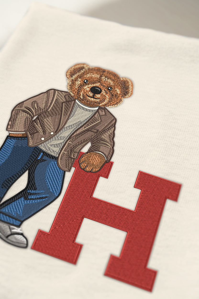 Harvard Big Letter Embroidered Tee