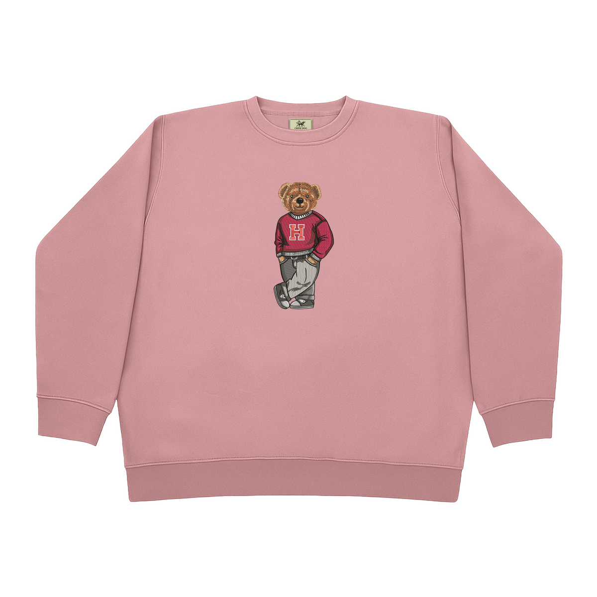 Harvard Sweater Pink Crewneck