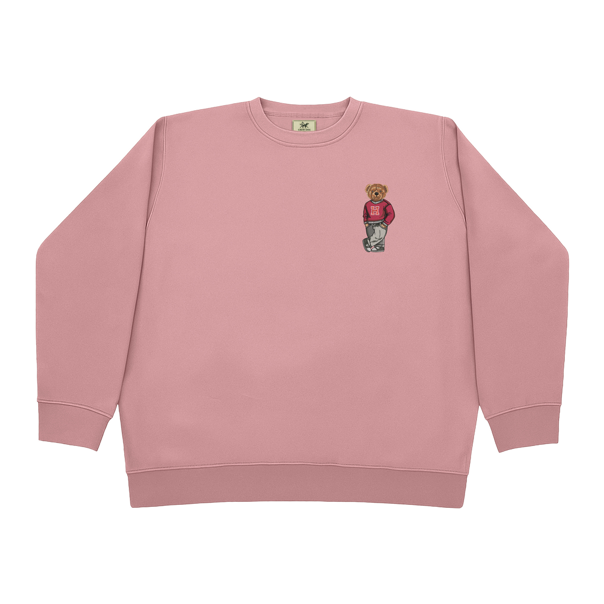 Harvard Sweater Pink Crewneck