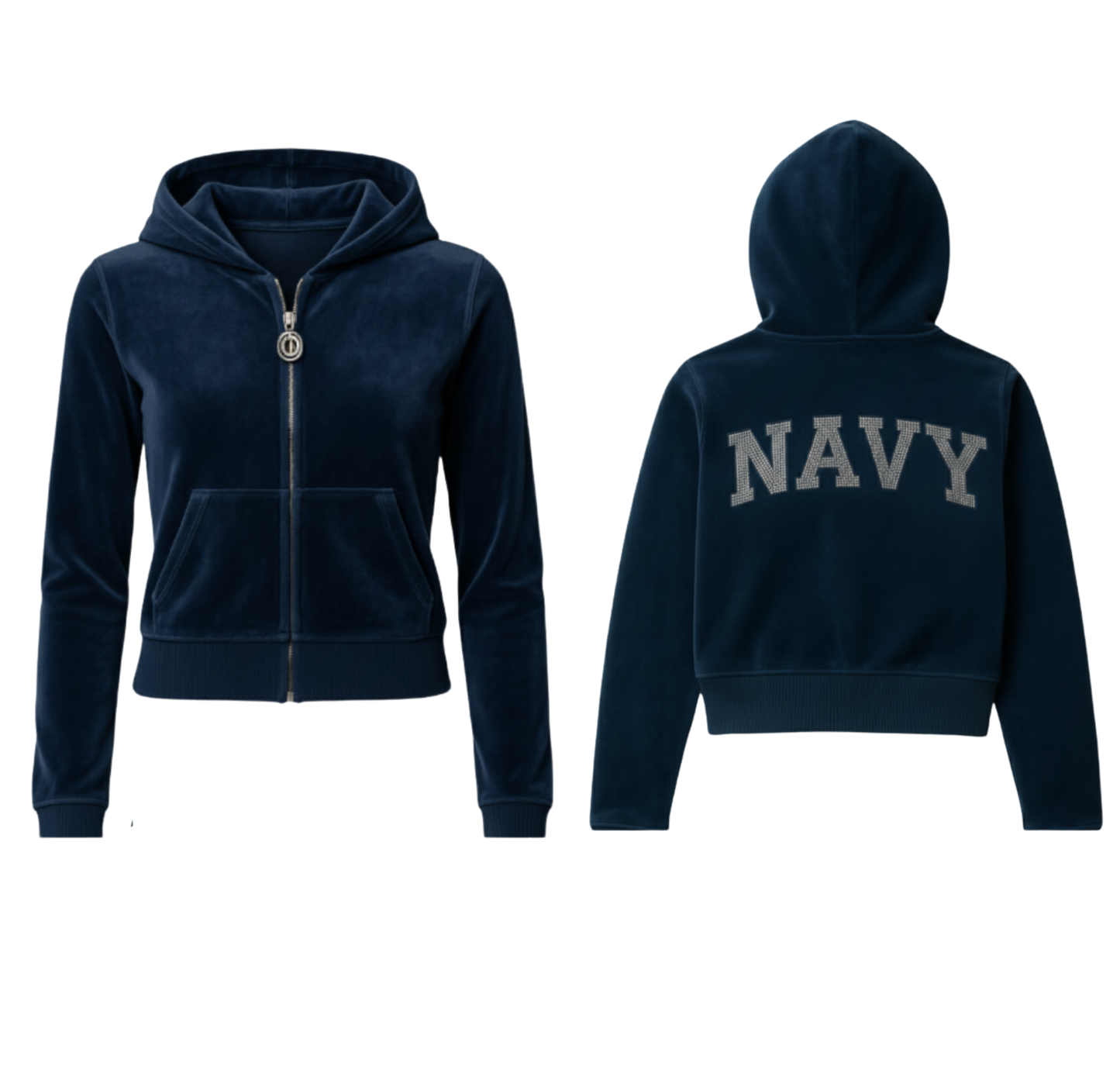 Navy Velour Set (Pre Order)