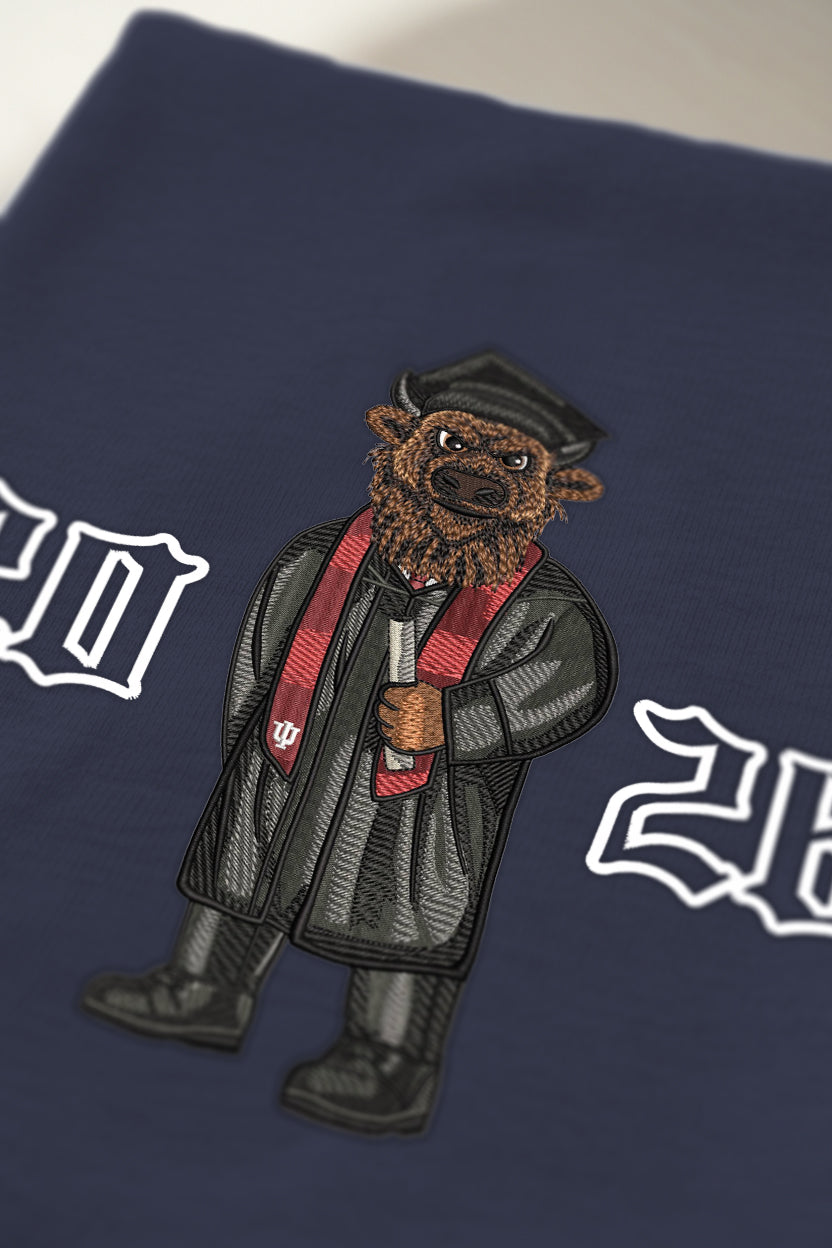 IU Graduation 2026 Embroidered Tee