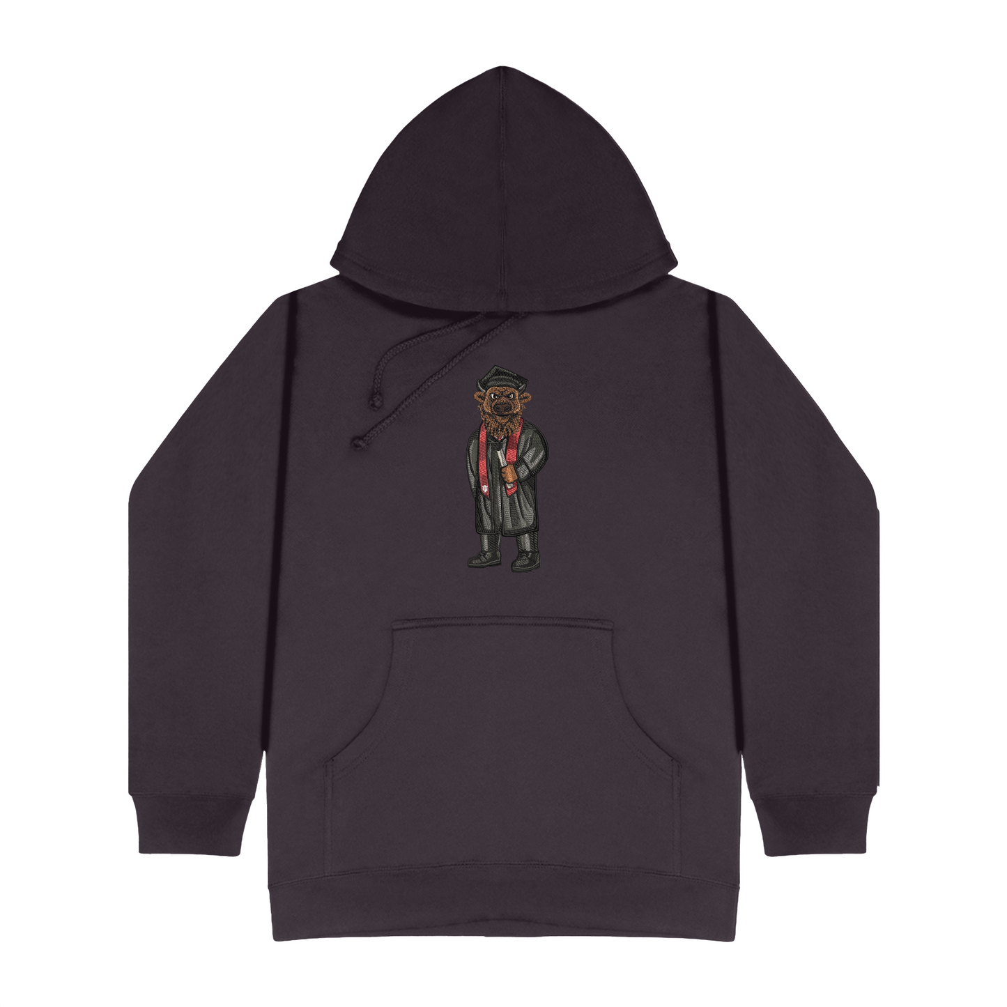 IU Graduation Embroidered Hoodie