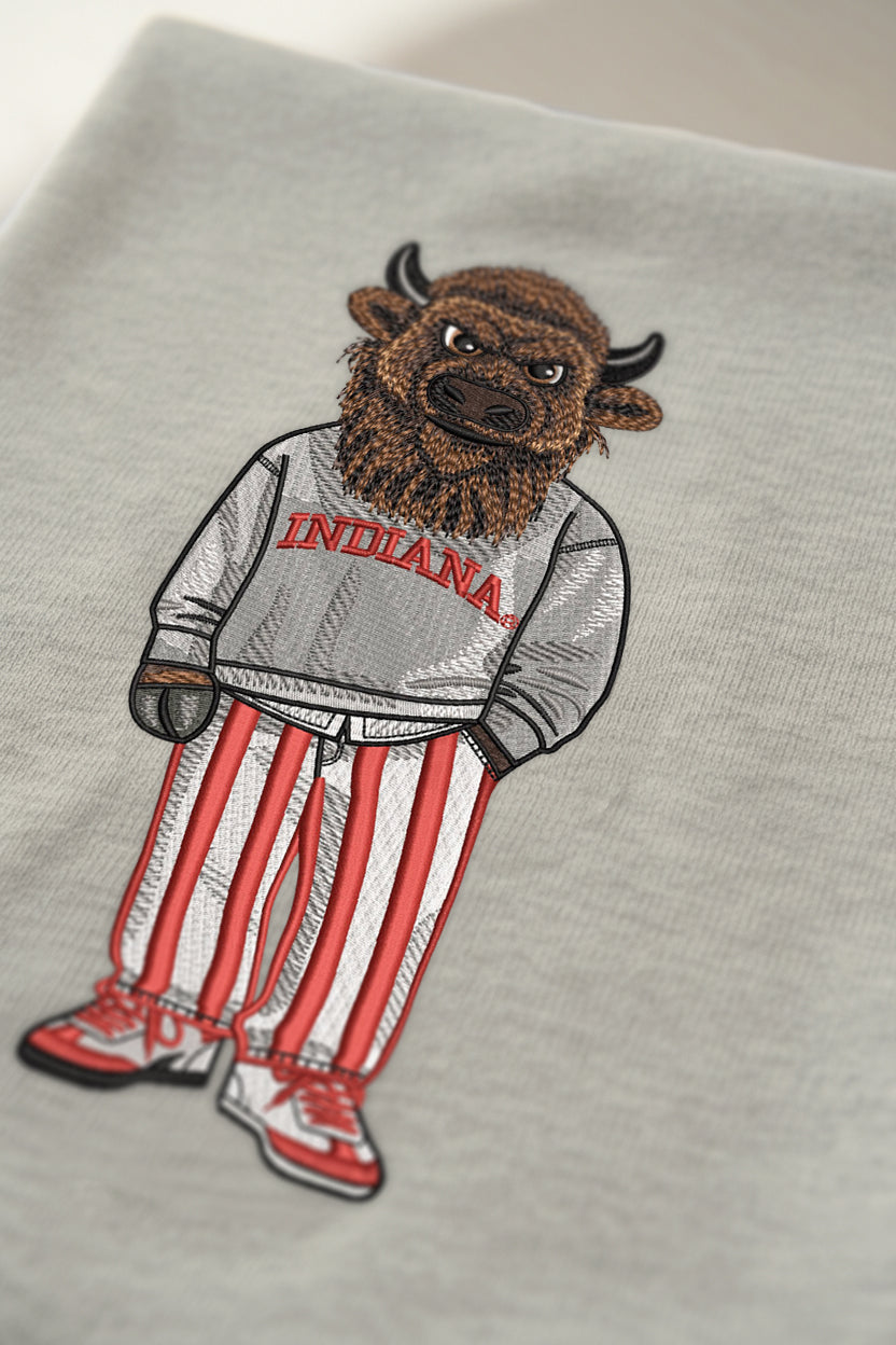 Indiana University Embroidered Hoodie