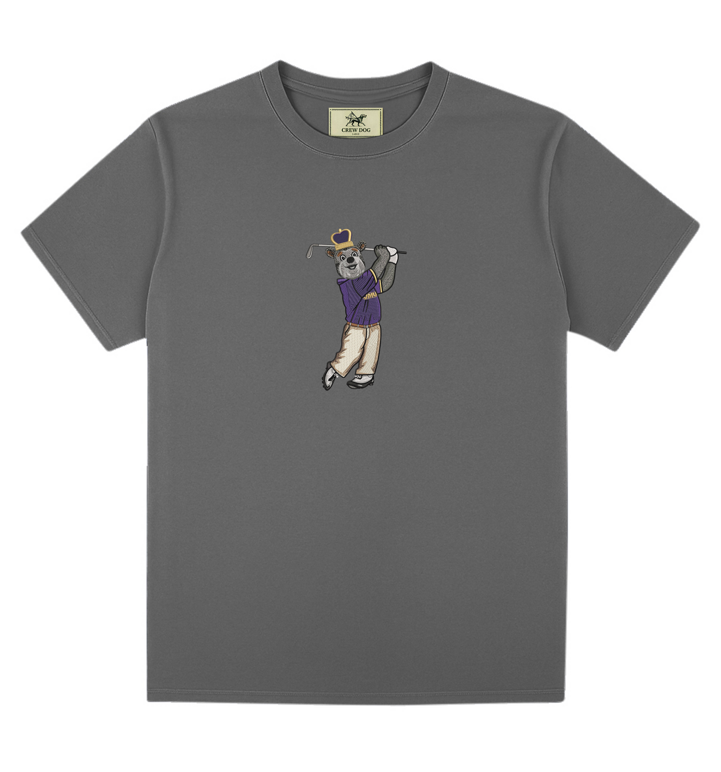 JMU Golf Embroidered Tee
