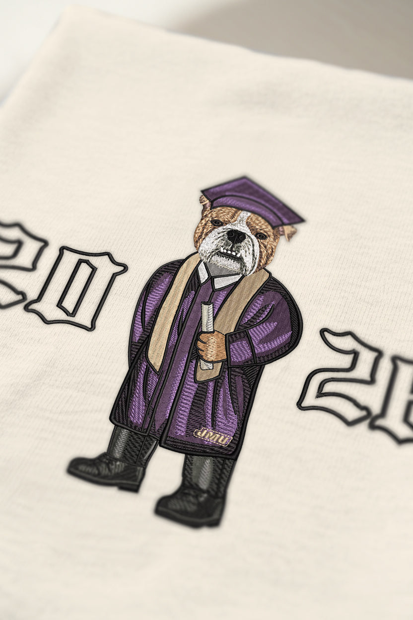 JMU Graduation 2026 Embroidered Tee
