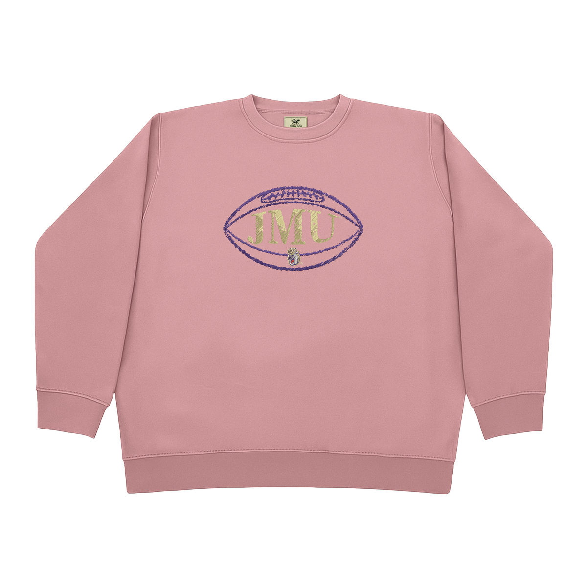 JMU Heritage Pink Crewneck