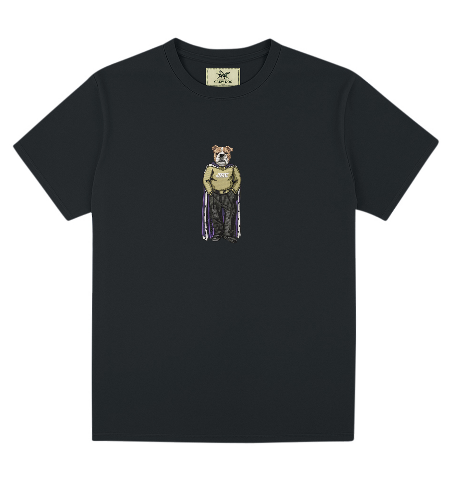 JMU Live Dog Embroidered Tee