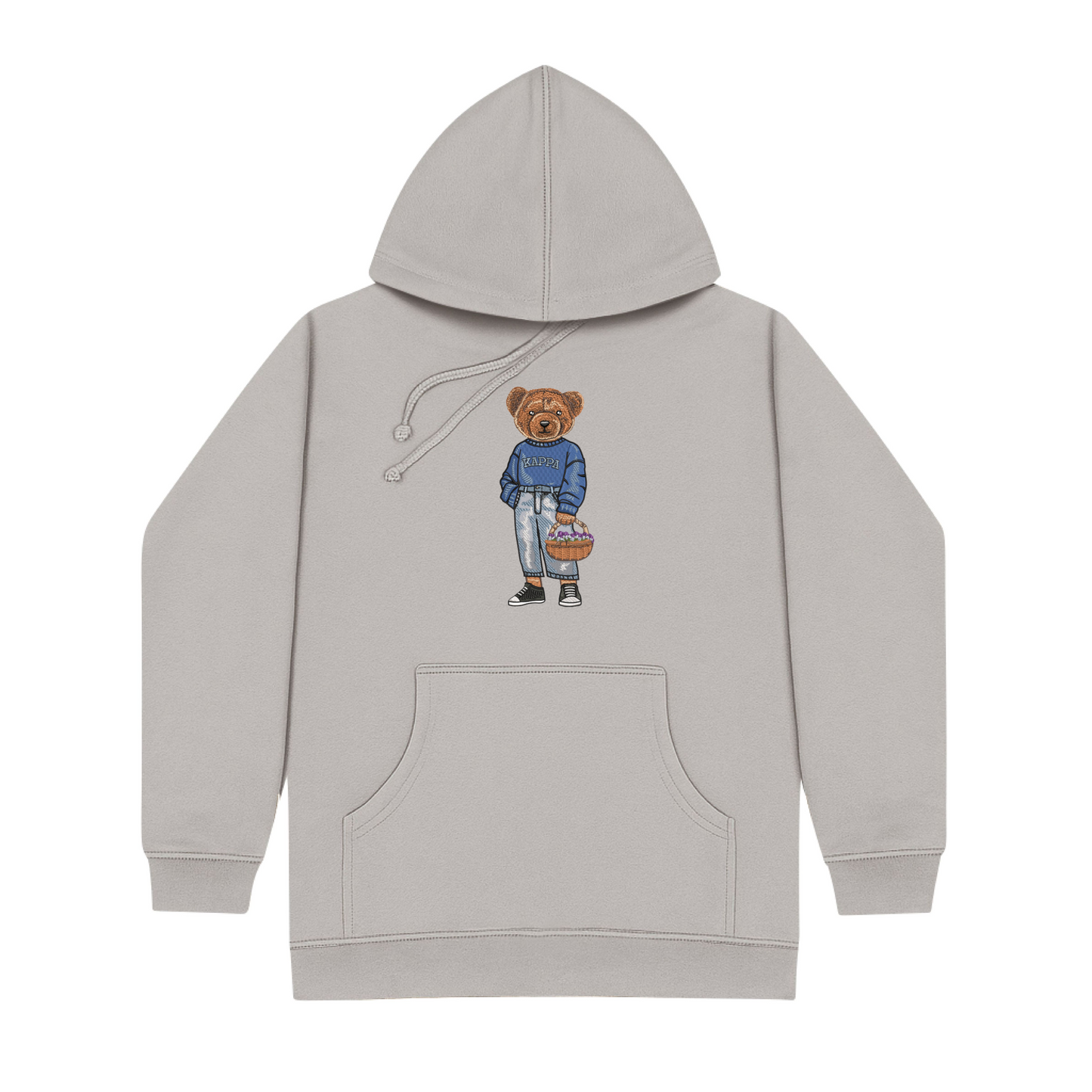 Kappa Kappa Gamma Flowers Embroidered Hoodie