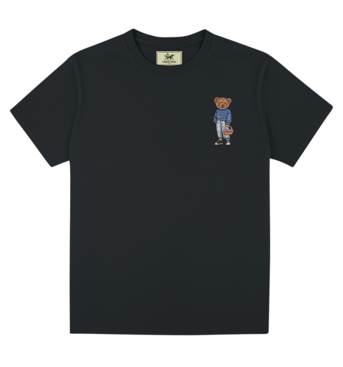 Kappa Kappa Gamma Flowers Embroidered Tee