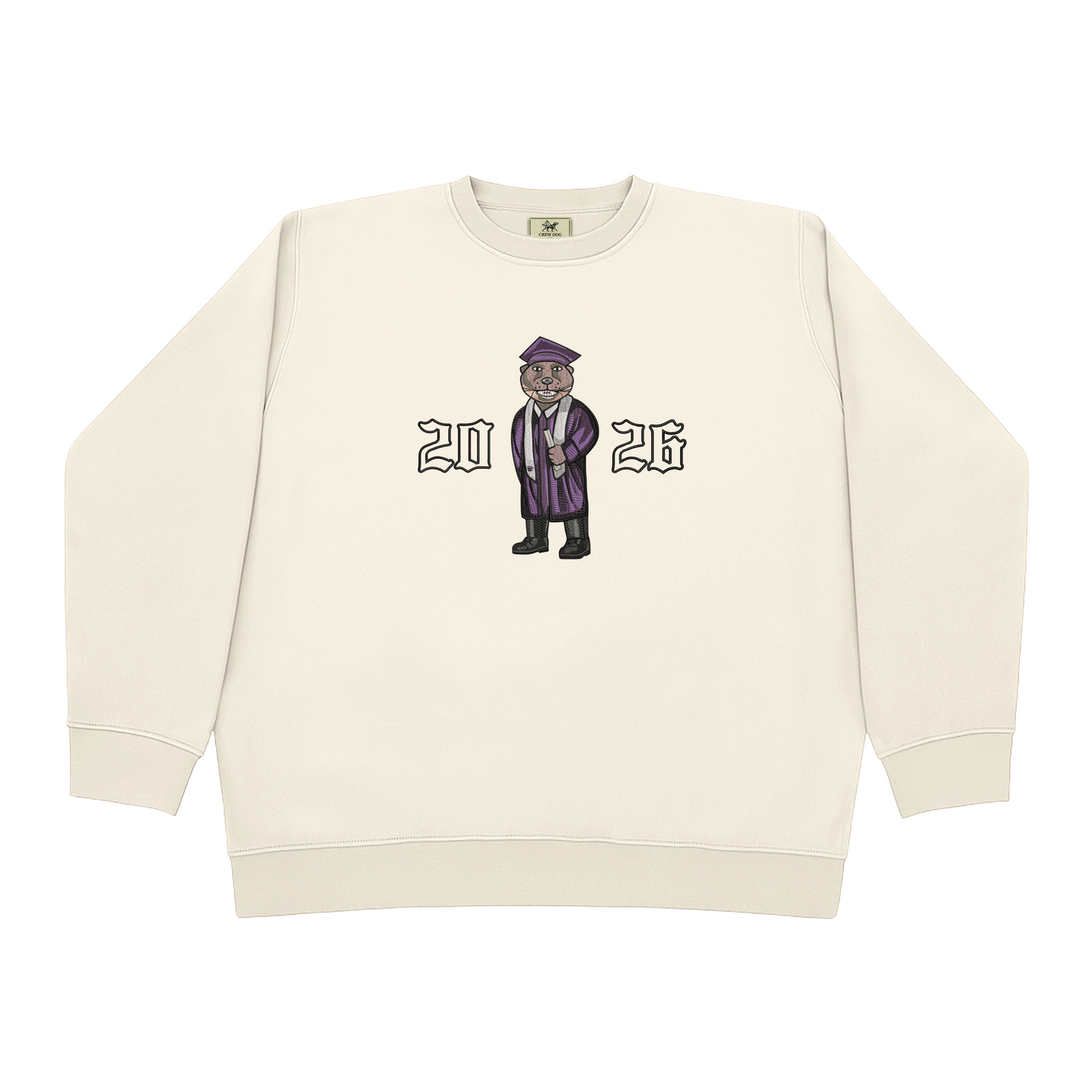 Kansas State Graduation 2026 Embroidered Crewneck