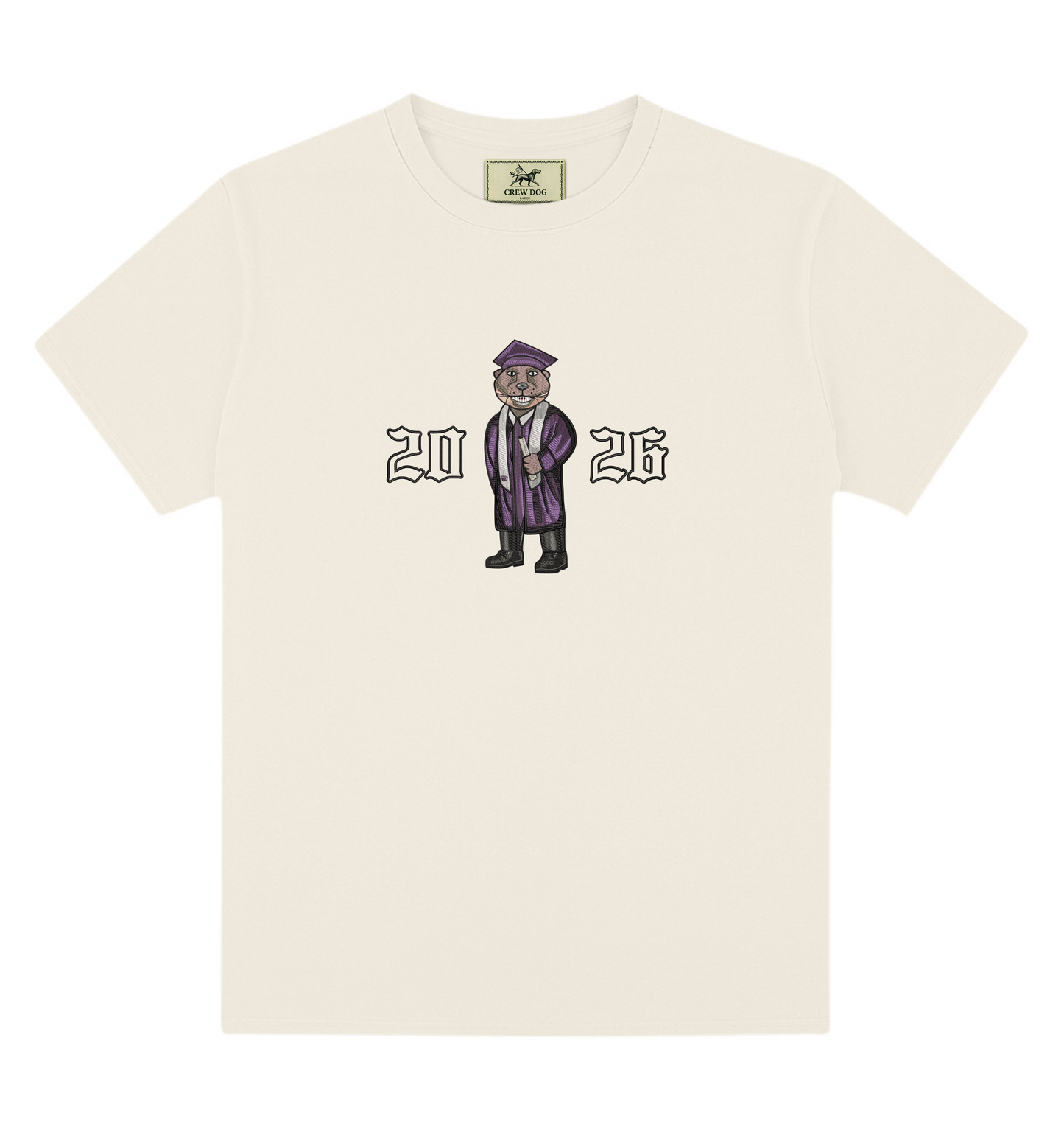 Kansas State Graduation 2026 Embroidered Tee